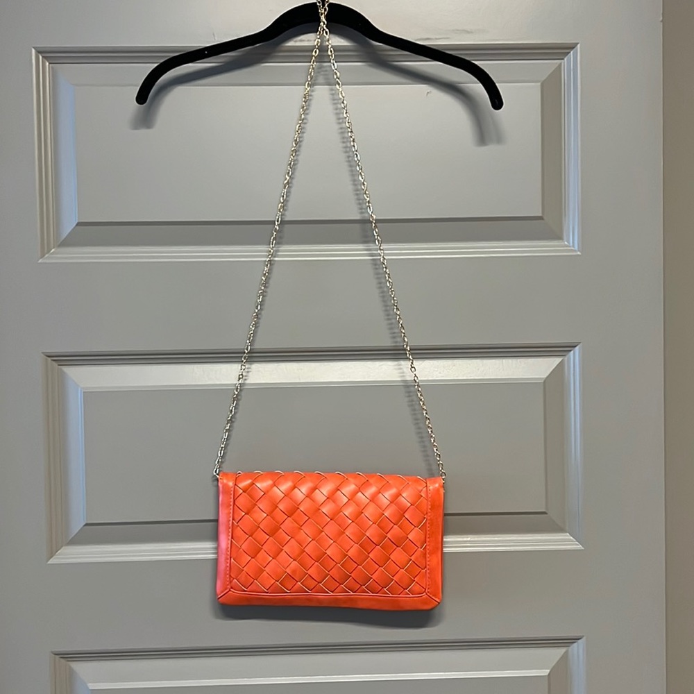 Orange crossbody bag